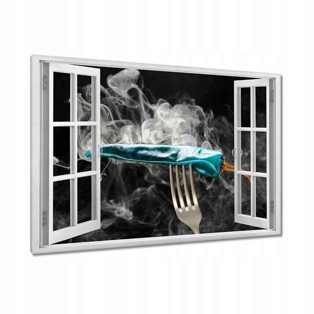 Obrazy 120x80 Modrá paprika