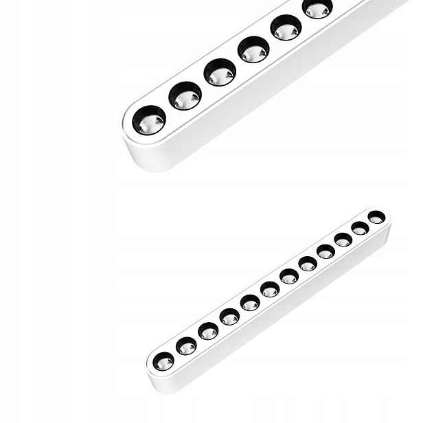 Bílá lampa Zing 12W Led Cct na lištu Magnetic Slim Light Prestige