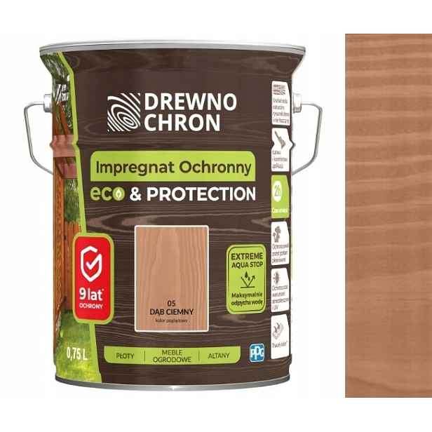Drewnochron Impregnace Eco&protection Dub Tmavý 4,5 L