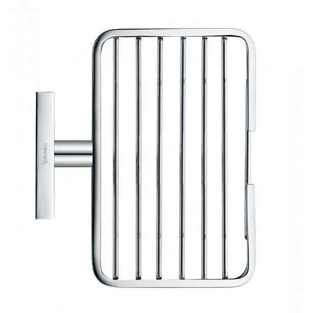 Duravit Karree - Mýdlenka drátěná s držákem, chrom 0099531000