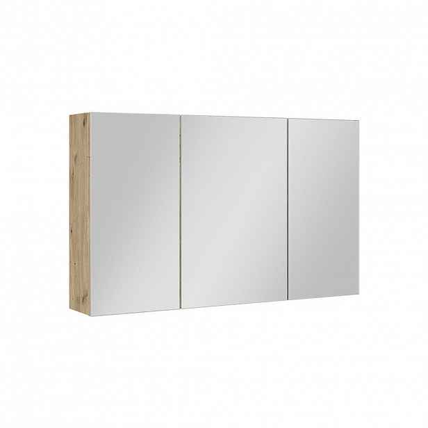 Vicco KOUPELNOVÁ ZRCADLOVÁ SKŘÍŇKA Lavia, Řemeslný dub, 100 x 60.2 cm