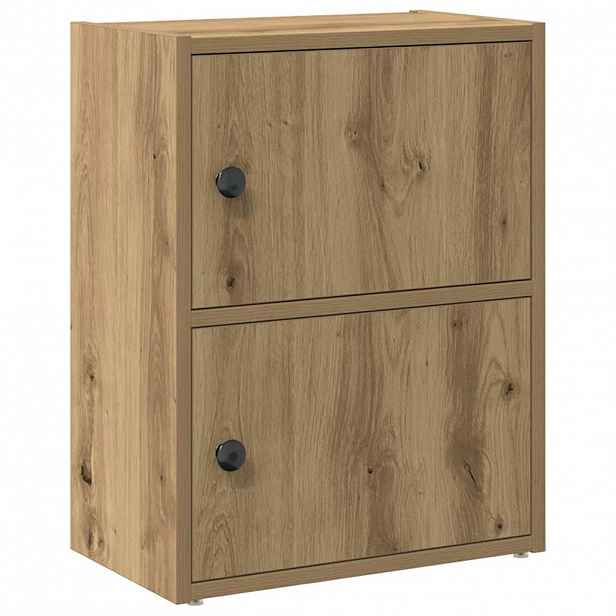 vidaXL Knihovna dub artisan 40x24x52 cm kompozitní dřevo