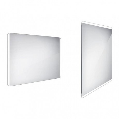 Zrcadlo bez vypínače Nimco 70x100 cm hliník ZP 17004