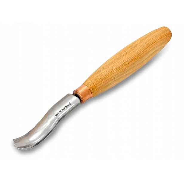 BeaverCraft Krátké profilové dláto ohnuté 14 mm