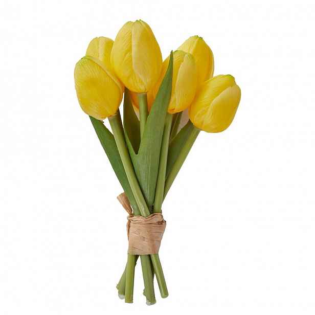 Butlers FLORISTA Svazek mini tulipánů 7 ks 16 cm - žlutá