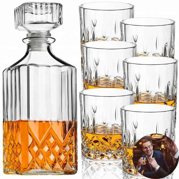 Sada Karafka 6 Sklenice Na Whisky Dárek Pro Kluka Ideální Dárek
