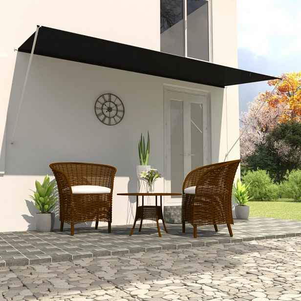 Zatahovací markýza 400x150 cm Dekorhome Krémová
