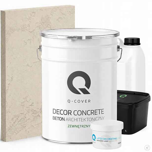 Architektonický Venkovní Beton Set Béžový Světlý F751 Komplet Na 10 m2