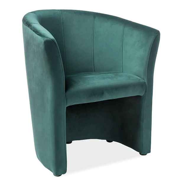 Casarredo Čalouněné křeslo TM-1 VELVET zelená