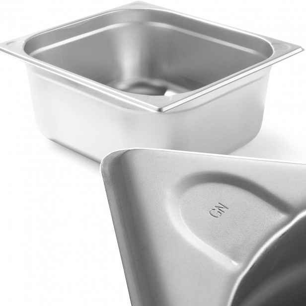 Kontejner Gn 2/3 ocelový Kitchen Line výška 200 mm Hendi 806258