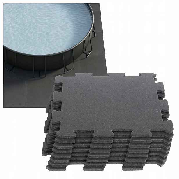 Podložka pod bazén puzzle Velké Stabilní Silné 1 cm podložka pod vířivku na terasu