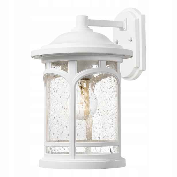 Venkovní nástěnné svítidlo bílé E27 60W Marblehead IP44 Quoizel