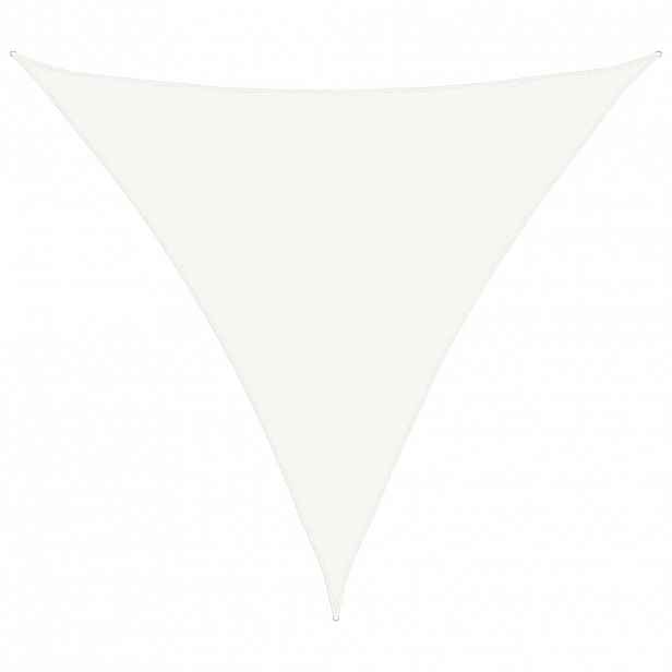 vidaXL Stínící plachta 160 g/m² bílá 4,5 x 4,5 x 4,5 m HDPE