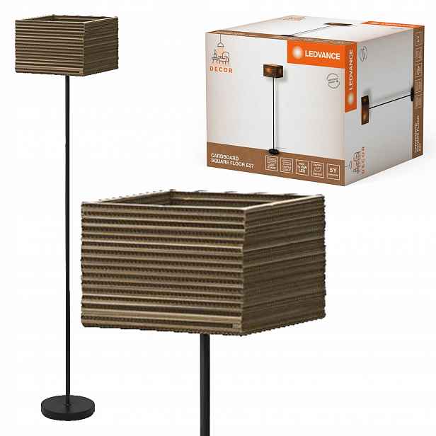 Podlahová lampa Dekorativní stojací lampa E27 Hnědá Decor Ledvance