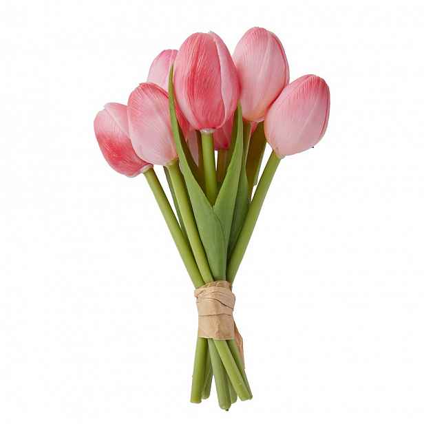Butlers FLORISTA Svazek mini tulipánů 7 ks 16 cm - růžová