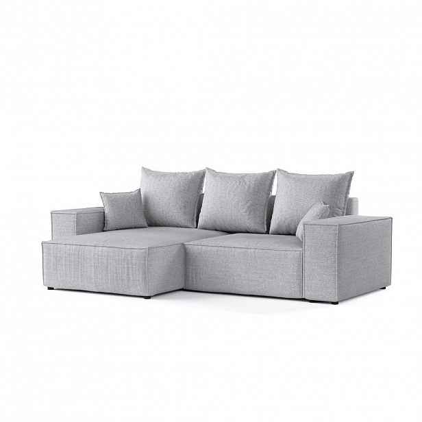 AltaBeds ROHOVÁ SEDAČKA SENSO, textil, Světle béžová