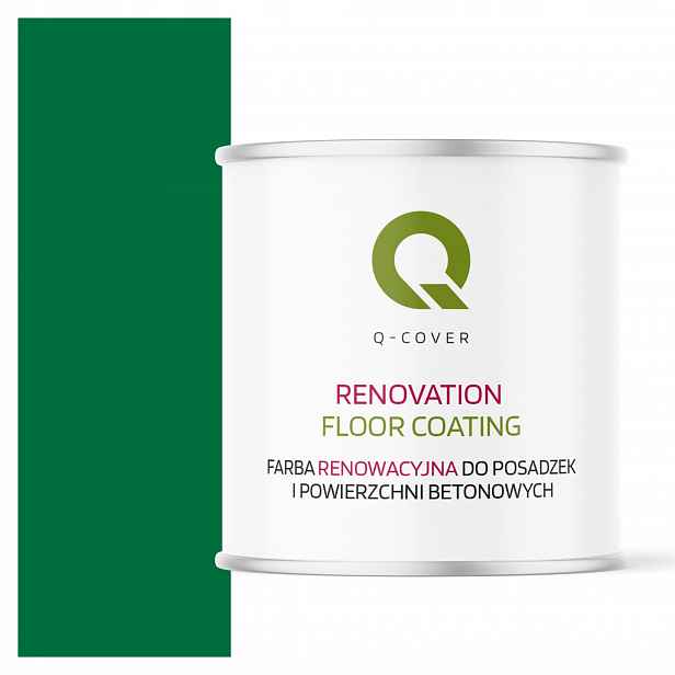 Barva Pro Renovaci Podlah Z Betonu Garáž Barva Zelená Ral 6029 Polomatná 2,5 L