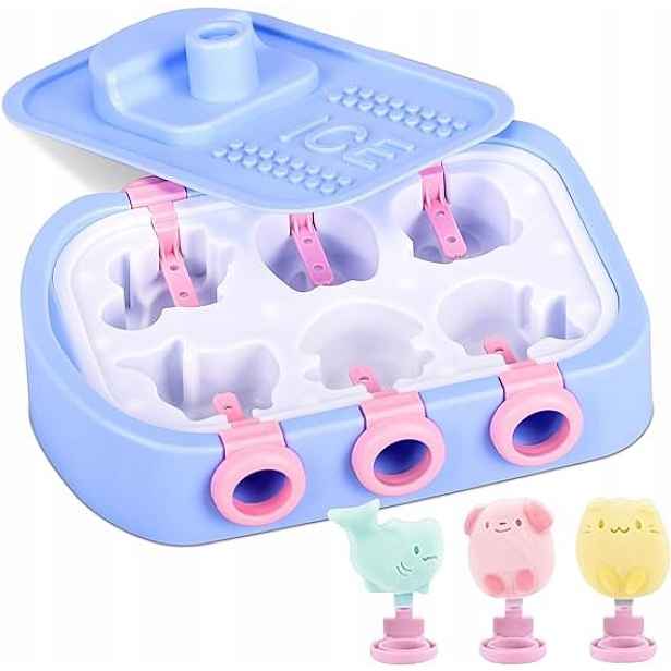 Forma na zmrzlinu silikonová Mini Mix vzorů 6 Ks