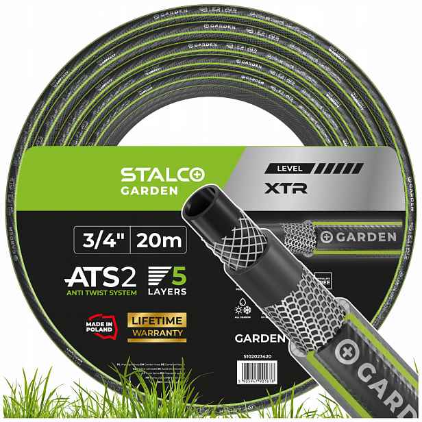 Hadice Ats Xtr 5 Vrstev Bez Ohýbání Silná 3/4″ 20 M Stalco Garden