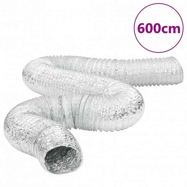 vidaXL Ventilační potrubí hliník 6 m Ø 12,5 cm