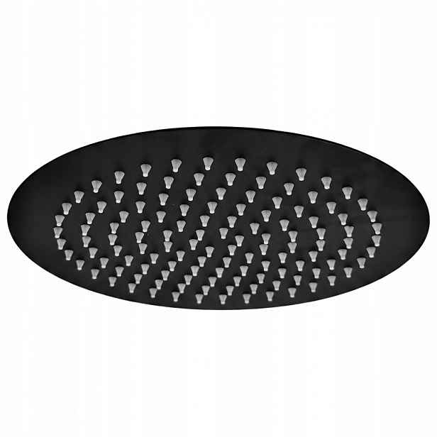 Deszczownica okrągła Rea JS-P014B czarna 25 cm