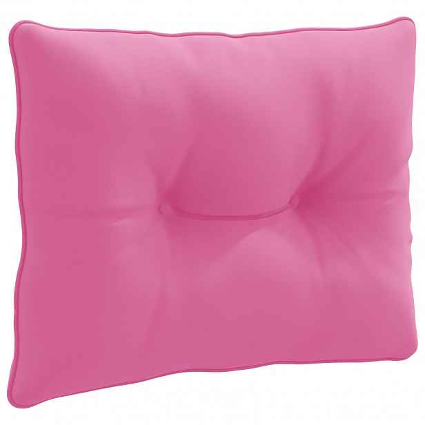 vidaXL Zádový polstr PUTTEN 100% polyester Růžová 50 x 40 x 10 cm