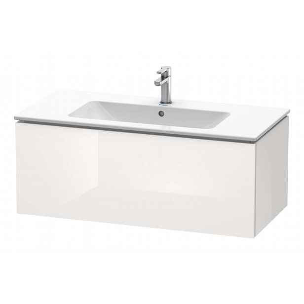 Duravit L-Cube - Umyvadlová skříňka 40x102x48 cm, 1 zásuvka, lesklá bílá LC614202222