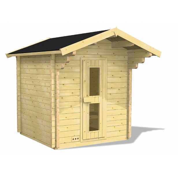 Sauna do exteriéru Tereza 4 70 mm