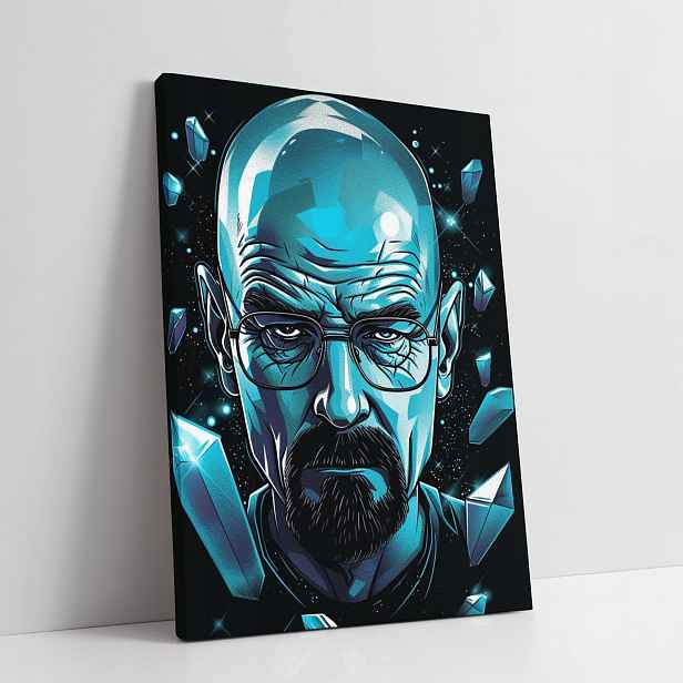 Obraz na plátně Walter White Křišťál do domu obývacího pokoje dárek 60x80
