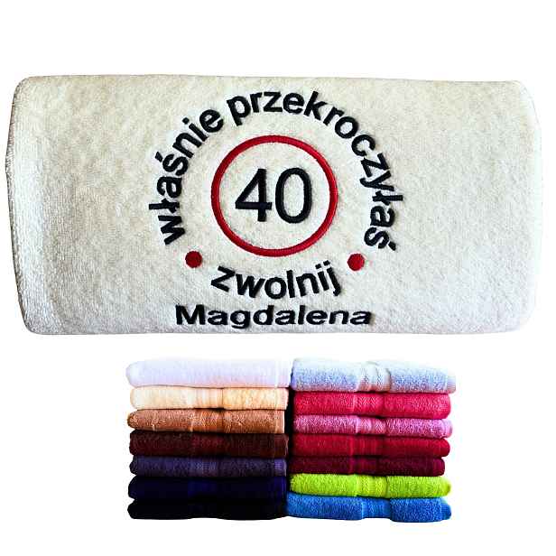 Dárek 40. Narozeniny Žena Pro Ženu Přítelkyně Sestry Manželky Ručník
