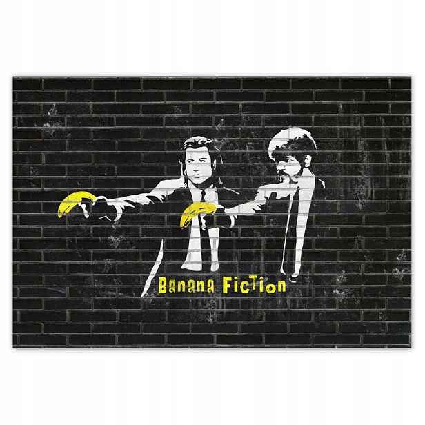 Fototapety 152x104 Banksy Banana Fiction