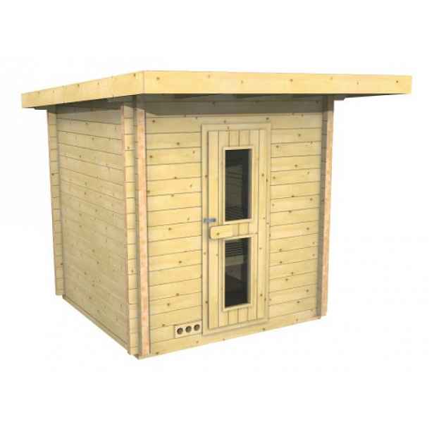 Sauna do exteriéru Tereza 5 70 mm