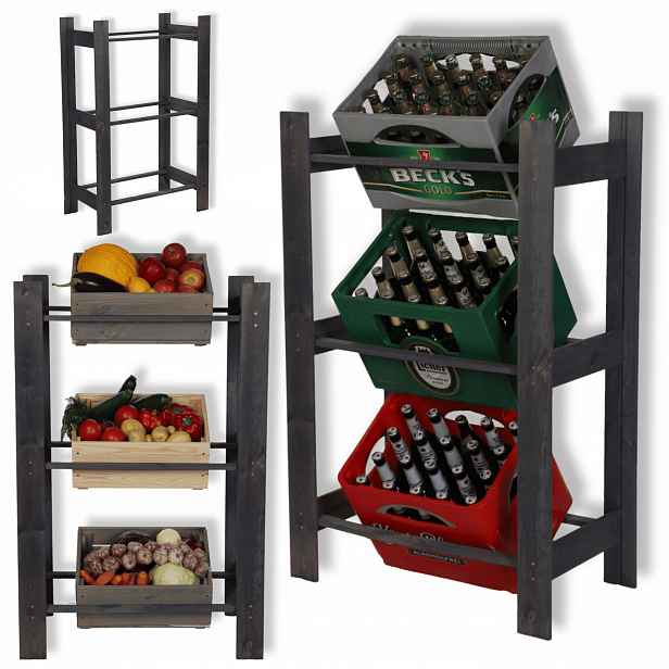 Stojan na nápojové boxy zelenina pivo regál na nápojové boxy