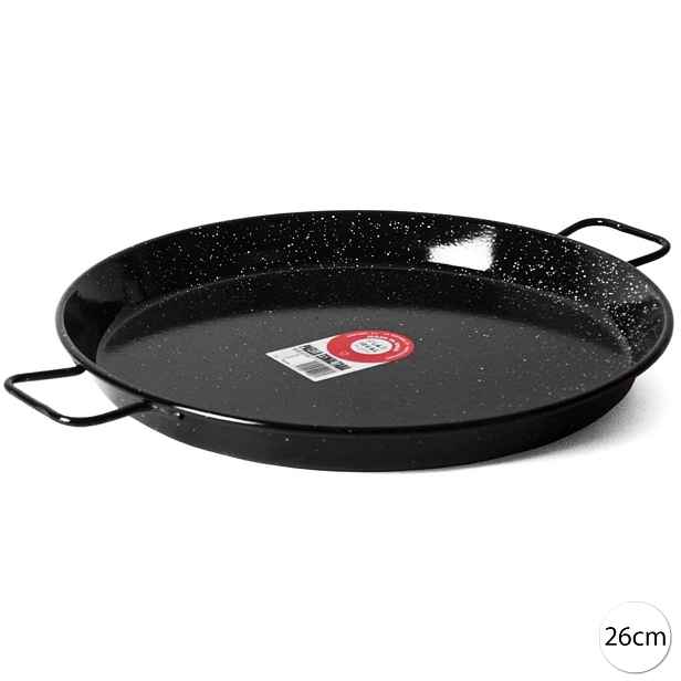 Garcima 13383 Smaltovaná paella pánev 26 cm