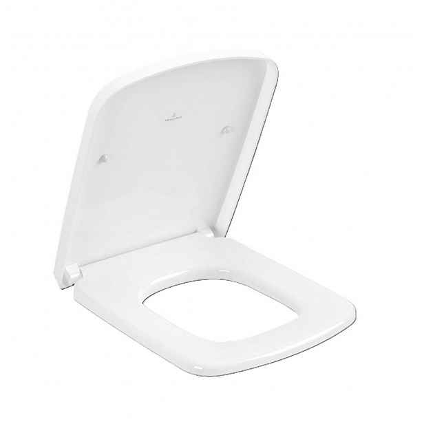 Villeroy & Boch Subway 3.0 - WC sedátko, SoftClosing, QuickRelease, AntiBac, alpská bílá 8M85S1T1