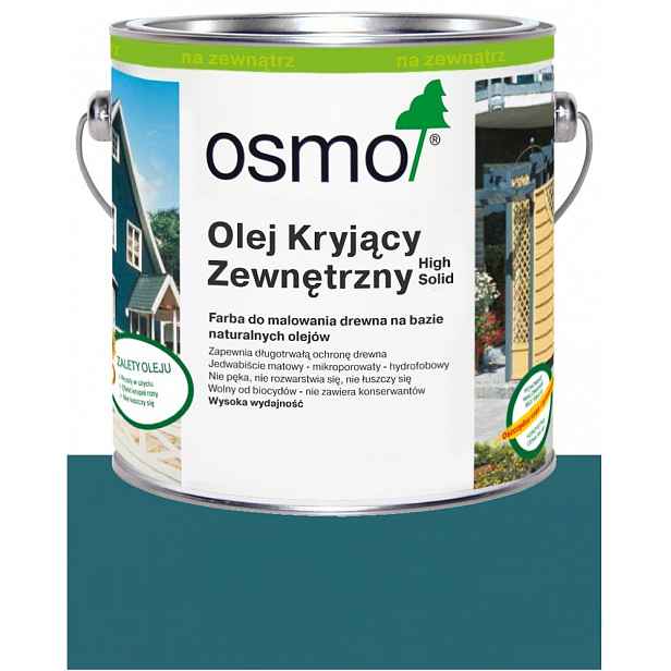 Osmo Vnější krycí olej pro fasády oken nábytku 2501 Světle Modrá 2,5 l