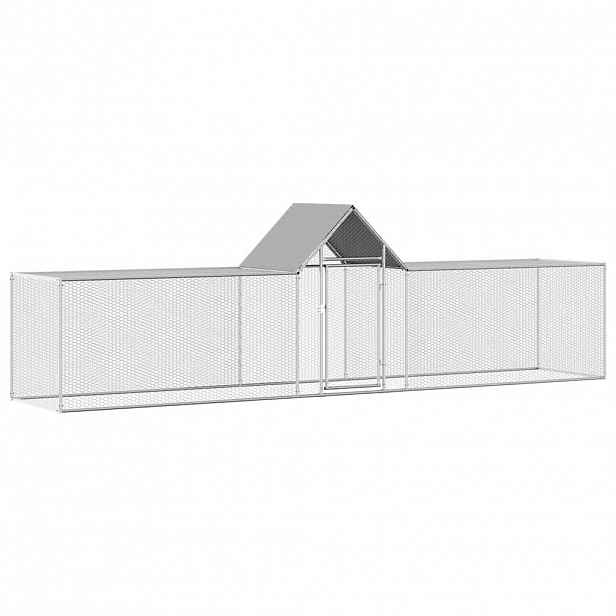 vidaXL Klec pro kuřata 5 x 1 x 1,5 m pozinkovaná ocel