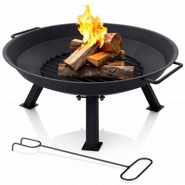 Velké zahradní Kovové Ohniště pro ohniště grilu, stojan na nohy, 56 cm