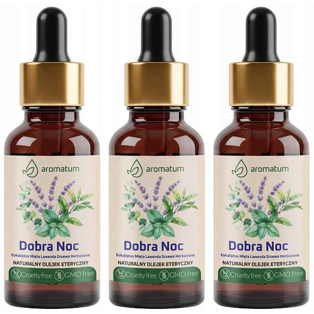 3 x Přírodní esenciální olej Dobrá noc 30 ml, Aromatum