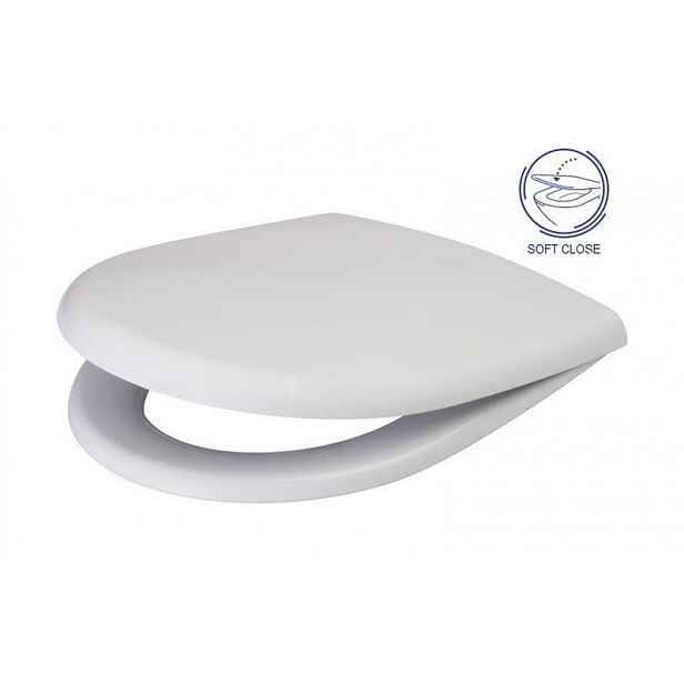 CERSANIT - SEDÁTKO MERIDA POLYPROPYLEN ANTIBACTERIAL SOFT CLOSE K98-0084