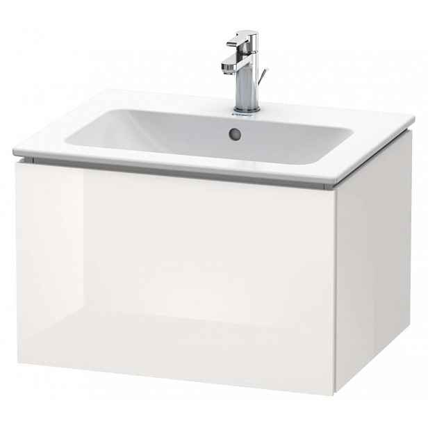 Duravit L-Cube - Umyvadlová skříňka 40x62x48 cm, 1 zásuvka, lesklá bílá LC614002222