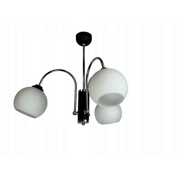 Euro-Lamp Stropní Svítidlo Alva 3 Černá Stínidlo bílá kulička 3X60W Výrobce