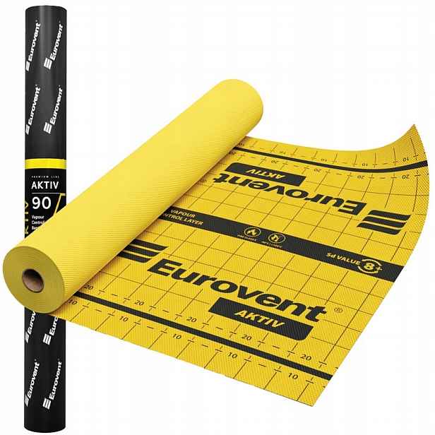 Fólie Paroizolační Eurovent Aktivní Paroizolační Membrána 90 g 30 m²