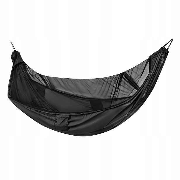 Houpací síť TigerWood Vážka V2 černá s moskytiérou Long 350 cm Pocket