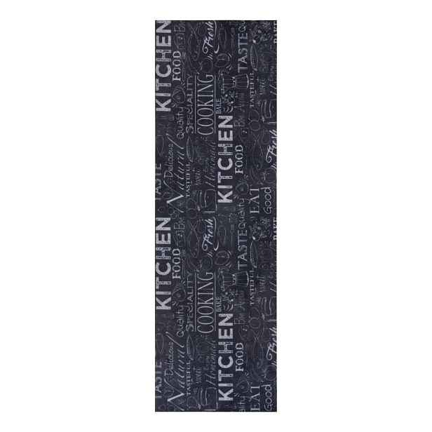 Černý koberec běhoun 50x150 cm Wild Kitchen Board – Hanse Home