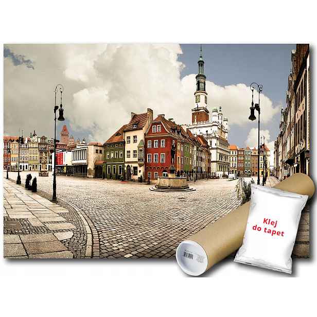 Fototapeta Flizelina Poznaň Trh Radnice 368x254
