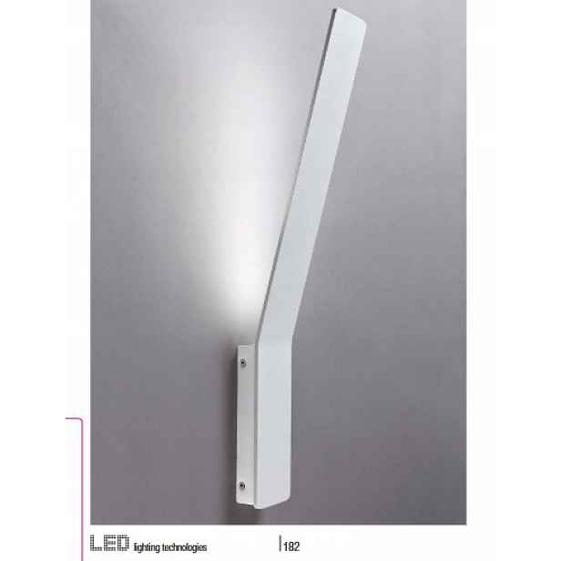 Italská nástěnná lampa Segno 84/1A bílá Led 7,2W 3000K nástěnná lampa