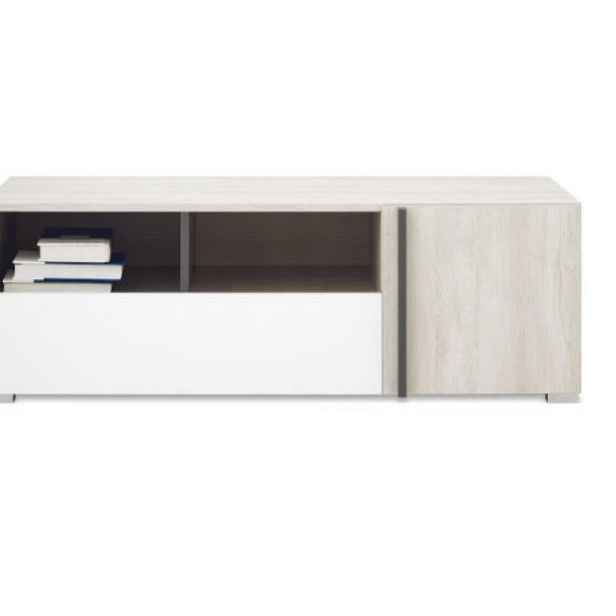 MASSENO TV STOLEK BERGAMO, 120/40/50 cm, dekor dub