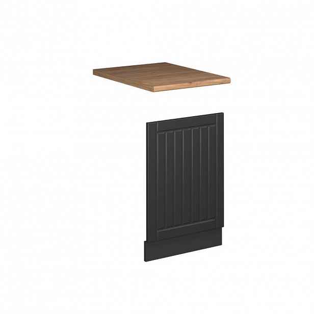 Vicco PŘEDNÍ PANEL Fame-Line Tmavě šedá 45 cm , PD Dub