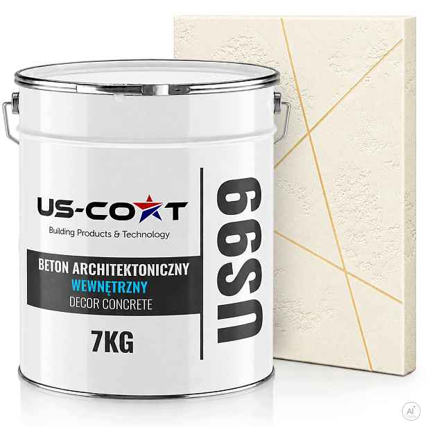 Vnitřní Architektonický Beton Barva Béžová Světlá F751 5m2 7kg Omítka Zeď